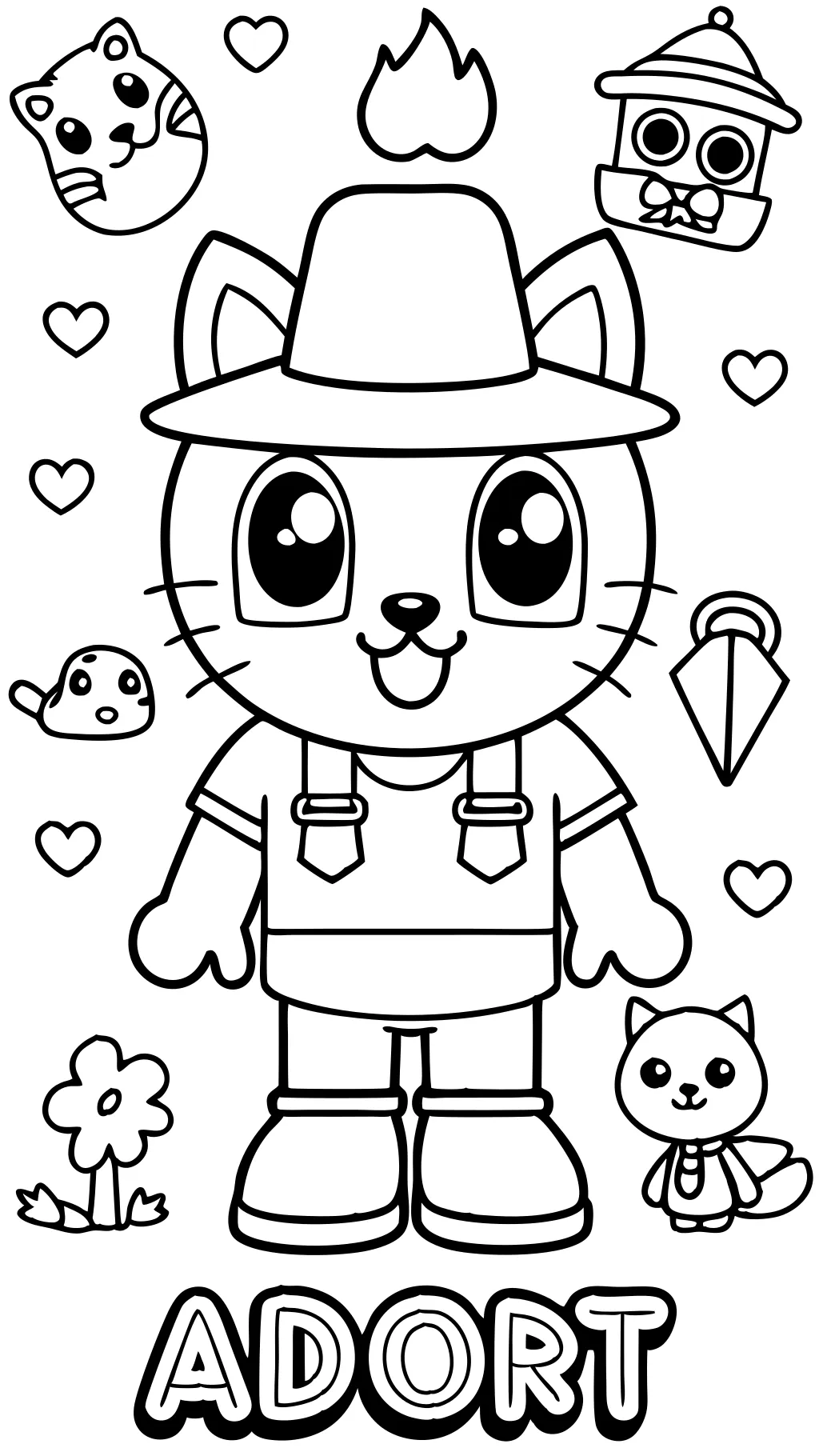 roblox coloring pages adopt me